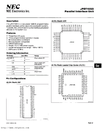 Datasheet UPD71051C manufacturer NEC